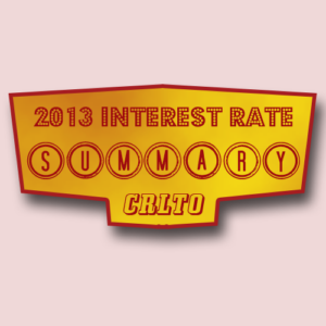 2013 security deposit interest rate summary CRLTO