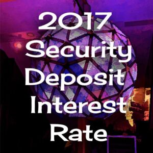 2017 Chicago security deposit interest rate